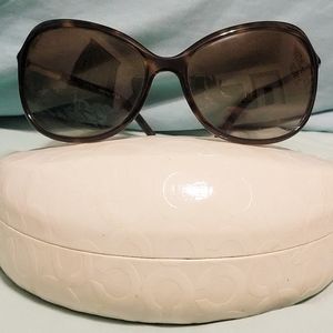 Burberry Sunglasses/Coach Case
